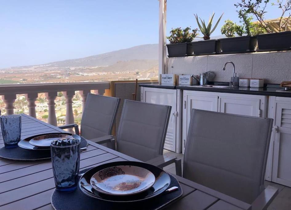 Apartamento Con Impresionantes Vistas Y Piscina Costa Adeje (Tenerife) Exterior foto