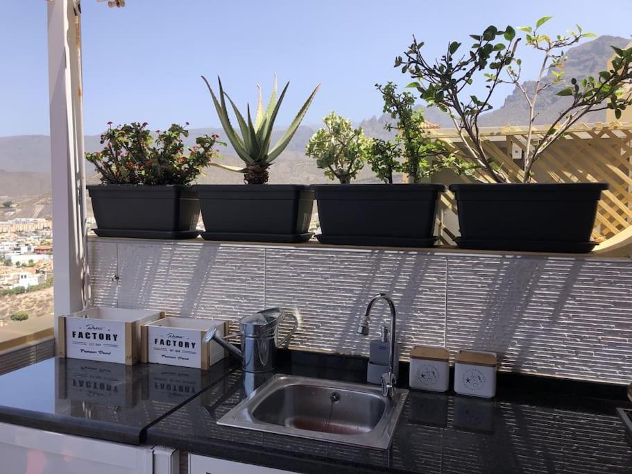Apartamento Con Impresionantes Vistas Y Piscina Costa Adeje (Tenerife) Exterior foto